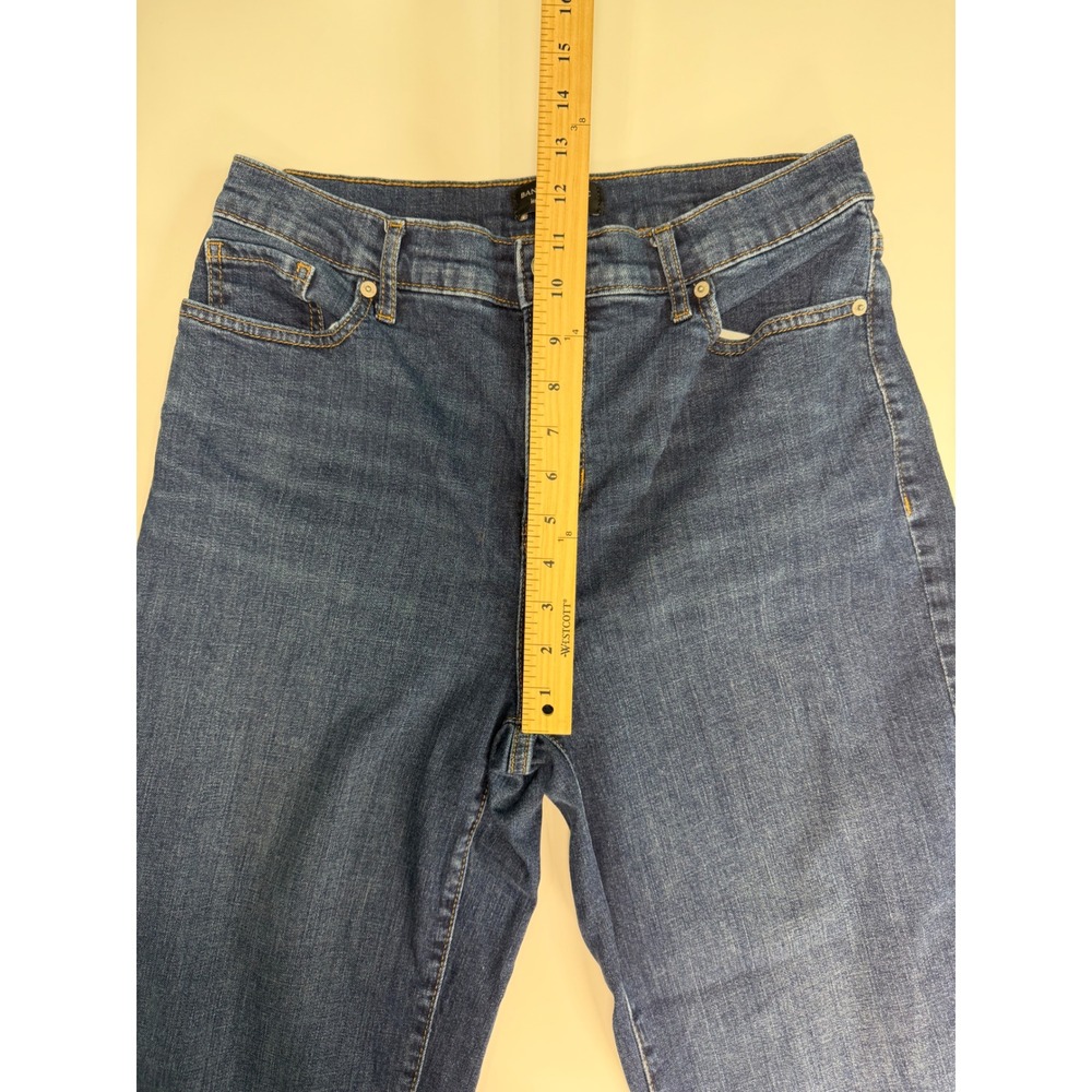 Banana Republic High Rise Straight Leg Jeans Dark Wash 30/10 720976-00 Fall 21 - Picture 7 of 10